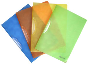 Fascikl pvc CLIP SWING mehanika A4 OPTIMA narančasti 20146 NV423 P5/60/240