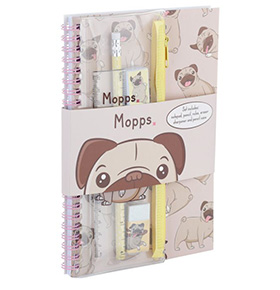 239630-EC Set šk.pribor 1/6 Mopps, spiralni notes sa pernicom i priborom P48 NETTO