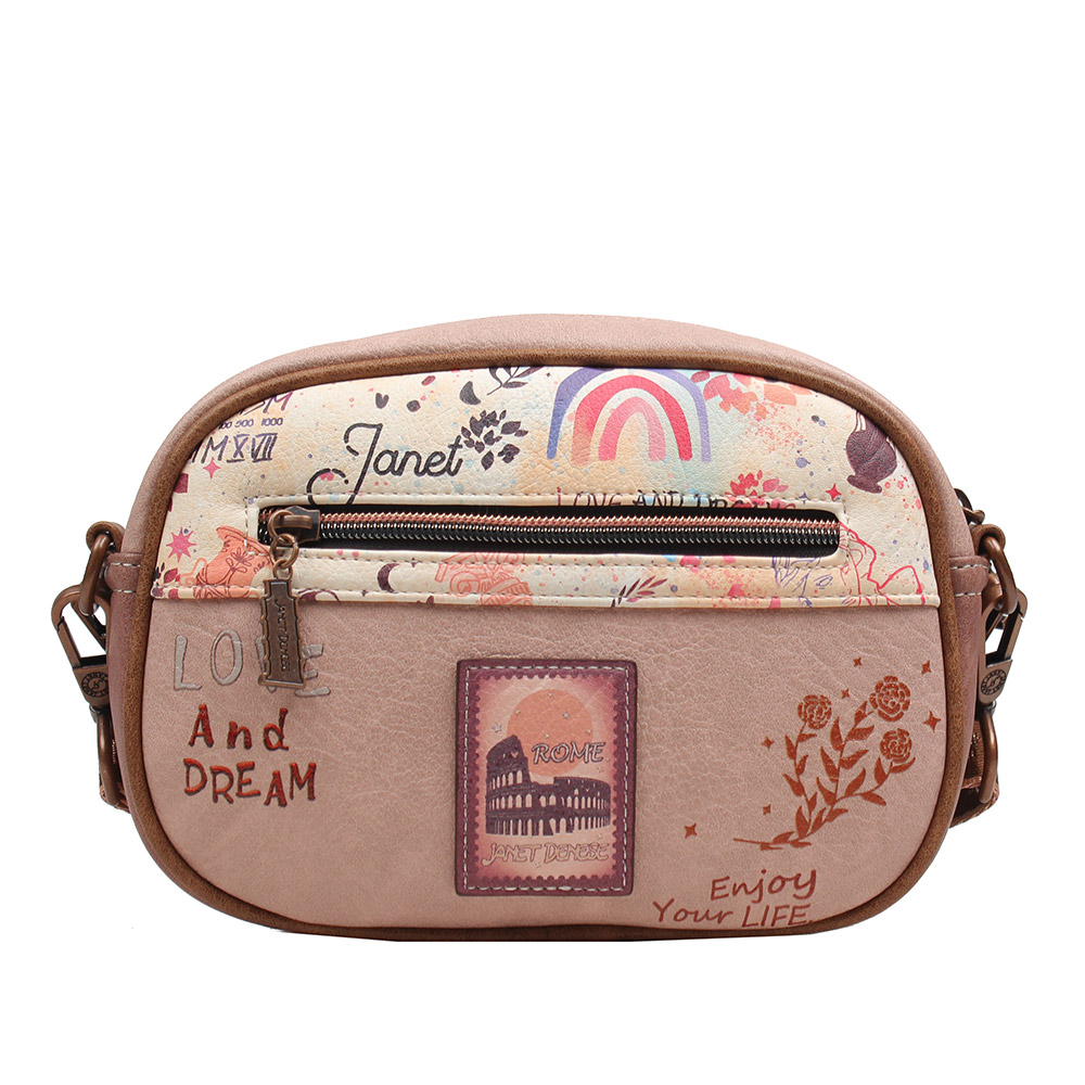 245965-EC Torba fashion Janet A tour of Rome 21.5x6x16 cm J-002C P33