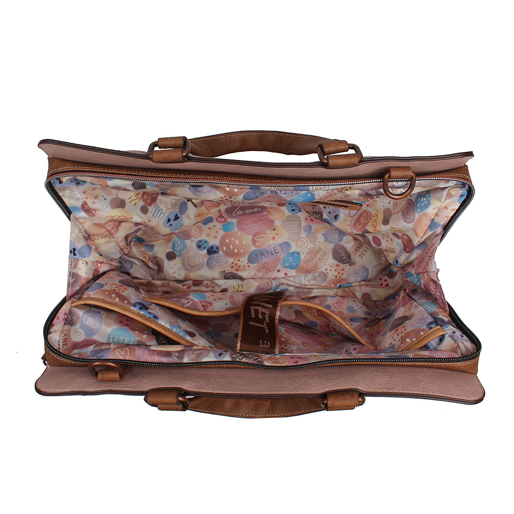 245967-EC Torba fashion poslovna Janet A tour of Rome 41x6,5x31 cm J-020B P20