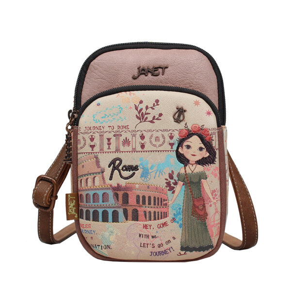 Torba fashion Janet A tour of Rome 14x5x21 cm J-066A P80 Netto