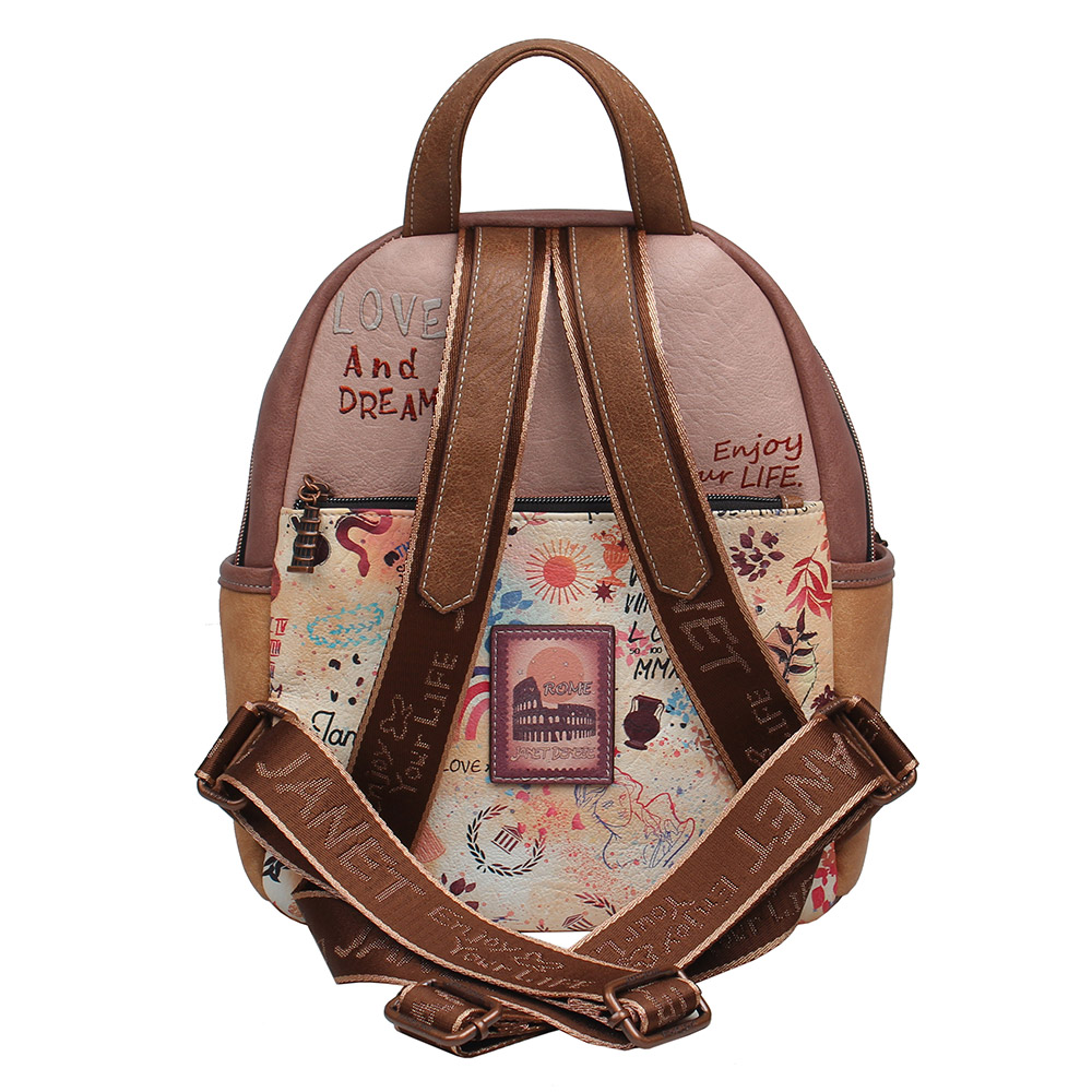 245979-EC Ruksak fashion Janet A tour of Rome 25x15x31 cm J-114 P15