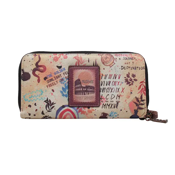 245986-EC Novčanik fashion Janet A tour of Rome 19,5x3x10cm JW-013C P30