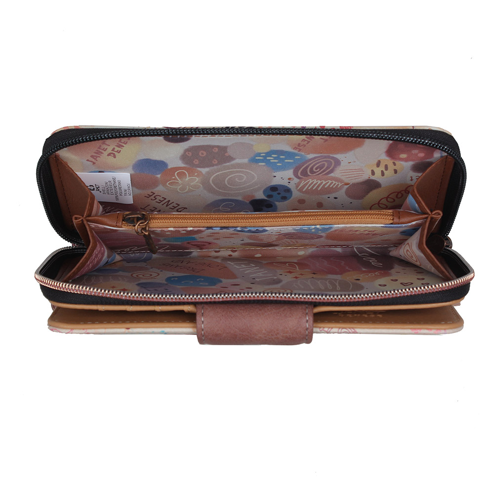 245986-EC Novčanik fashion Janet A tour of Rome 19,5x3x10cm JW-013C P30