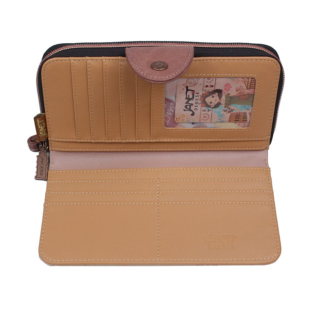 245986-EC Novčanik fashion Janet A tour of Rome 19,5x3x10cm JW-013C P30
