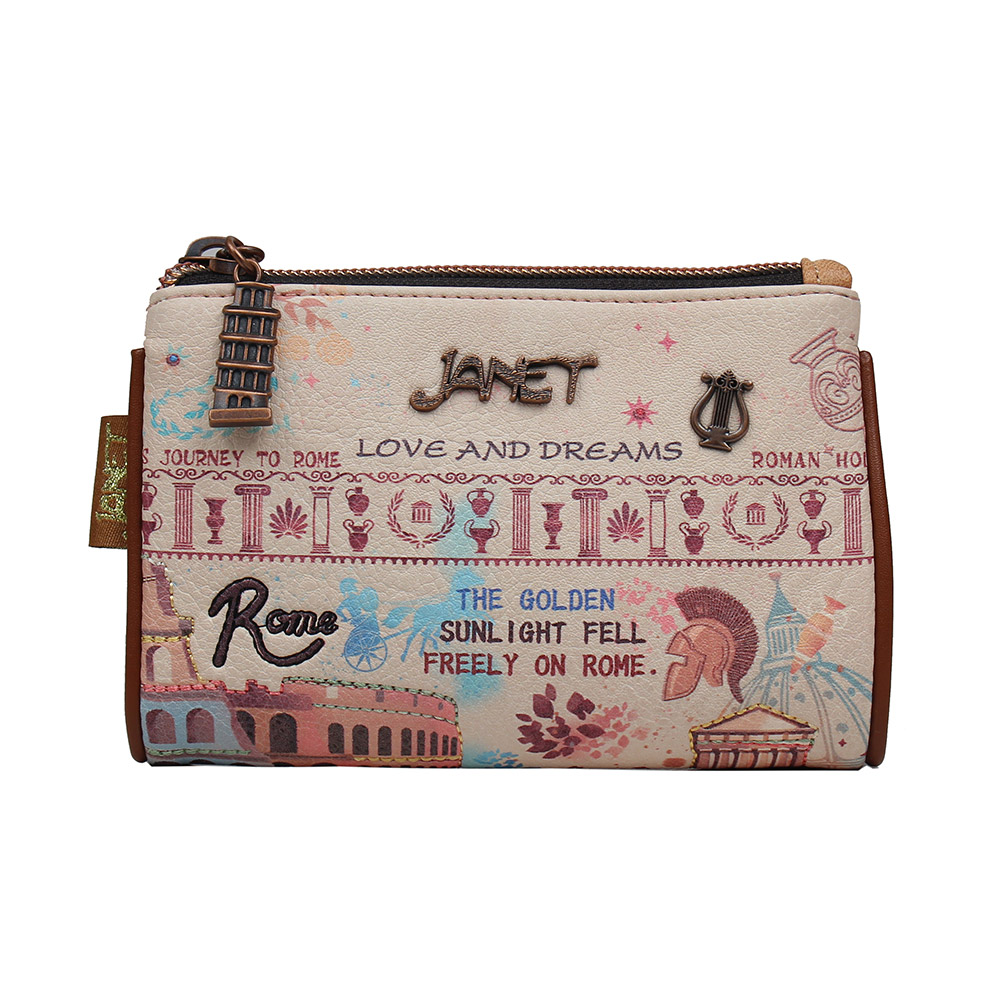 245987-EC Novčanik fashion Janet A tour of Rome 14x3x10cm JW-005C P60