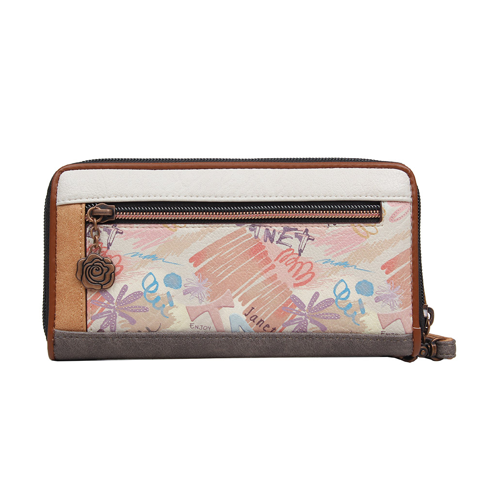 245997-EC Novčanik fashion Janet Flowery city 20x3x10,5 cm JW-003C P30