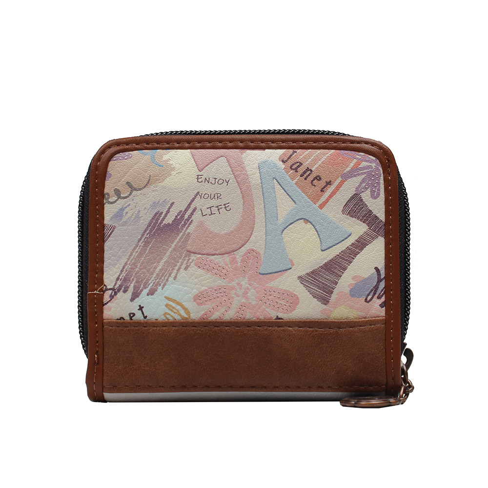 246000-EC Novčanik fashion Flowery city 10,5x3x9,5 cm JW-010A P60