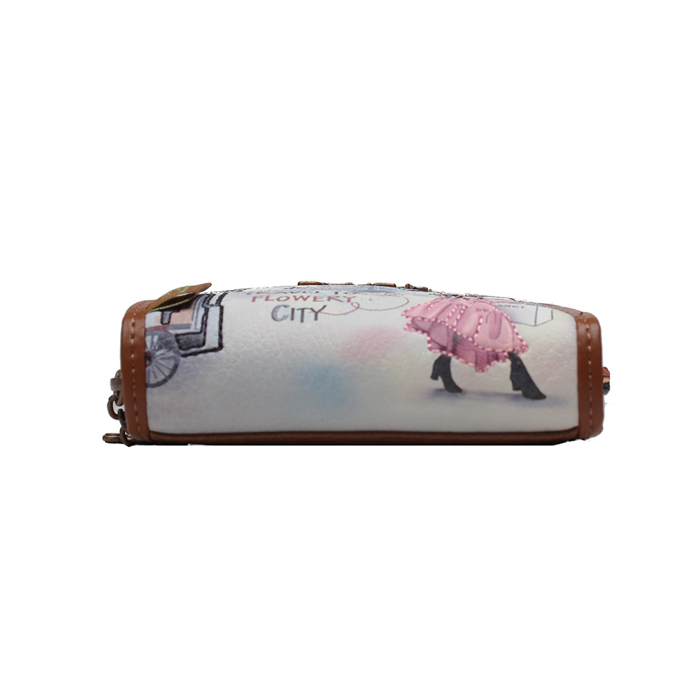 246000-EC Novčanik fashion Flowery city 10,5x3x9,5 cm JW-010A P60