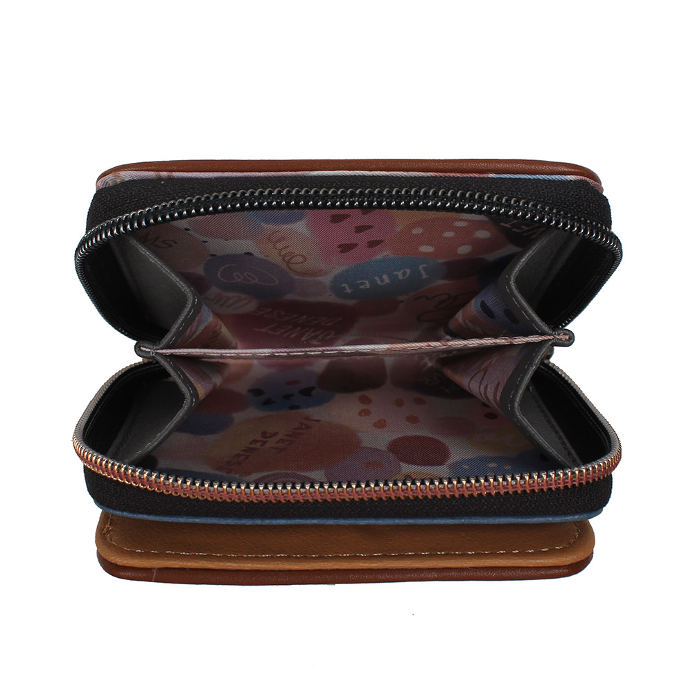 246000-EC Novčanik fashion Flowery city 10,5x3x9,5 cm JW-010A P60