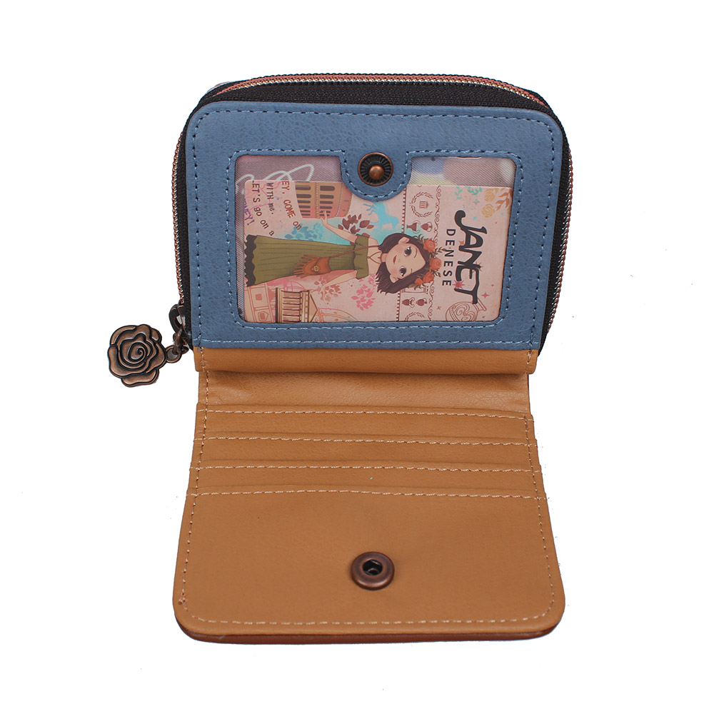 246000-EC Novčanik fashion Flowery city 10,5x3x9,5 cm JW-010A P60