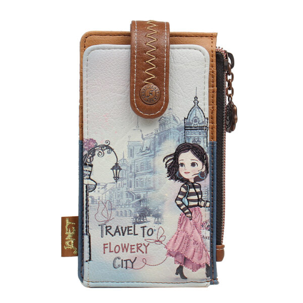 Etui za kartice/novčanik Janet Flowery city 9x2x16 cm JW-007B P30 Netto