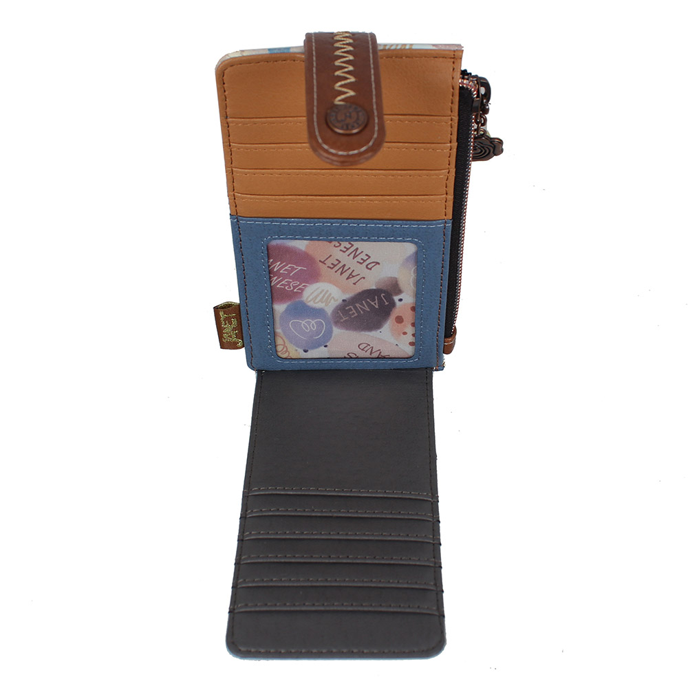 246001-EC Etui za kartice/novčanik Janet Flowery city 9x2x16 cm JW-007B P30