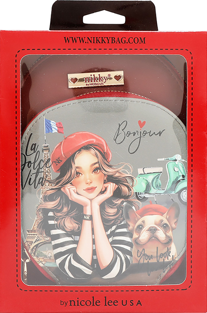 246807-EC Torba fashion mini NIKKY Eiffel Dreams FW25 4x8,5x4,5 cm NK24001 P48