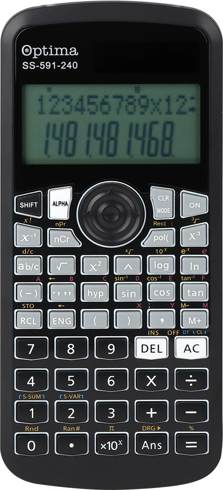 247646-EC Kalkulator OPTIMA SS-591-240 240fun. 25258 P30/60