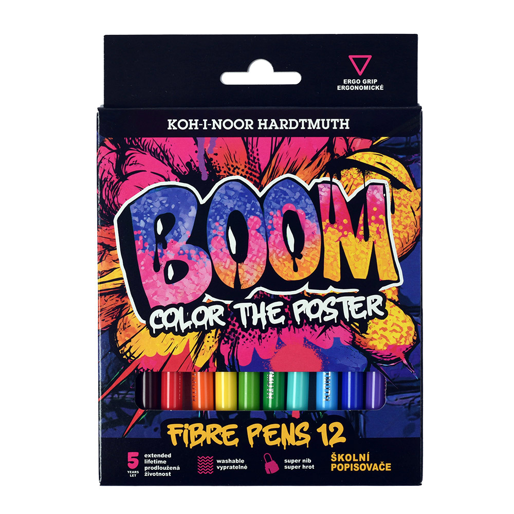 248668-EC Flomasteri 12/1 BOOM K-I-N perivi 1022 bls P24