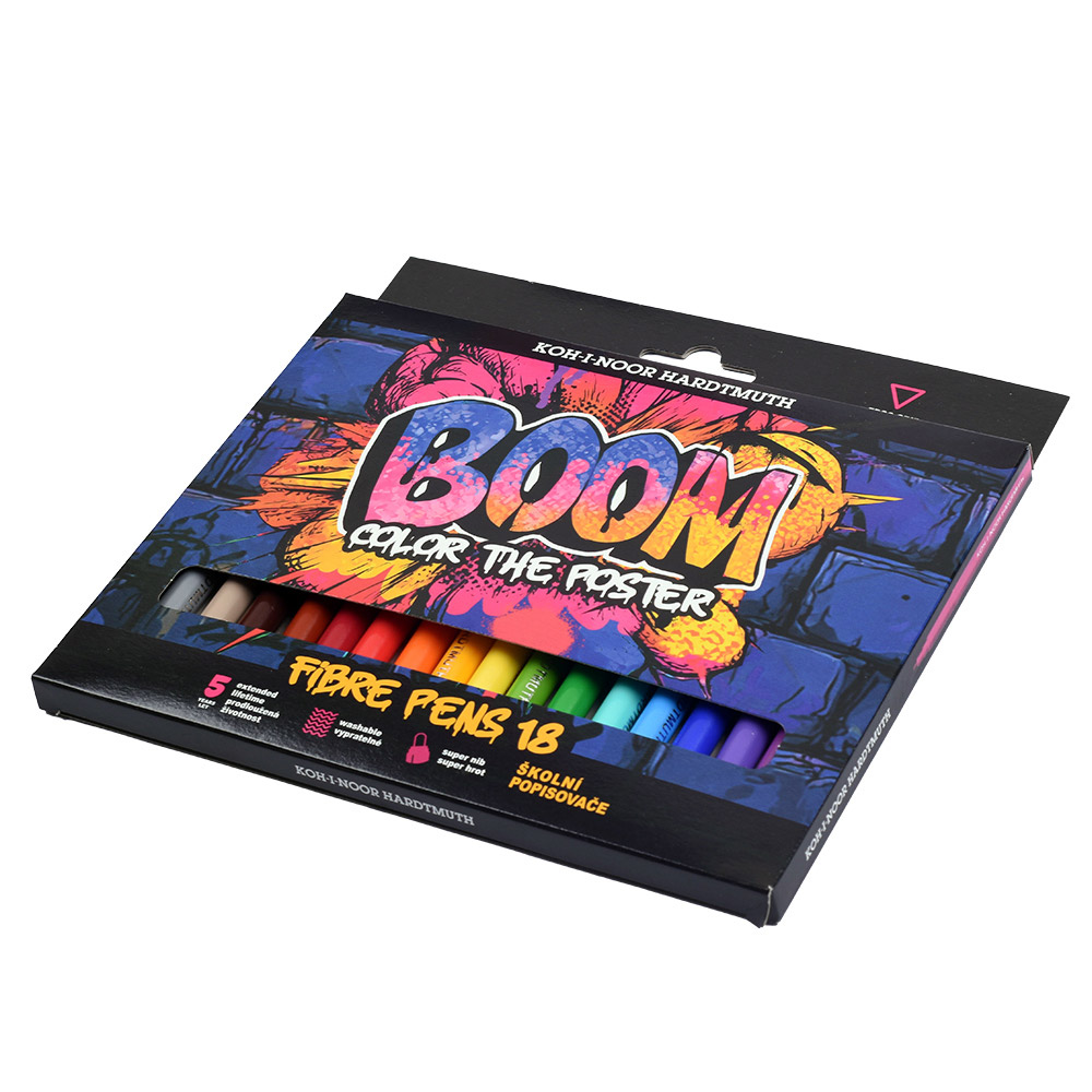 248669-EC Flomasteri 18/1 BOOM K-I-N perivi 1022 bls P12