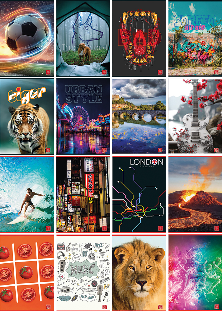 235049-EC Bilježnica A4/B Pigna PREMIUM MIX 3 P10/60 NETTO