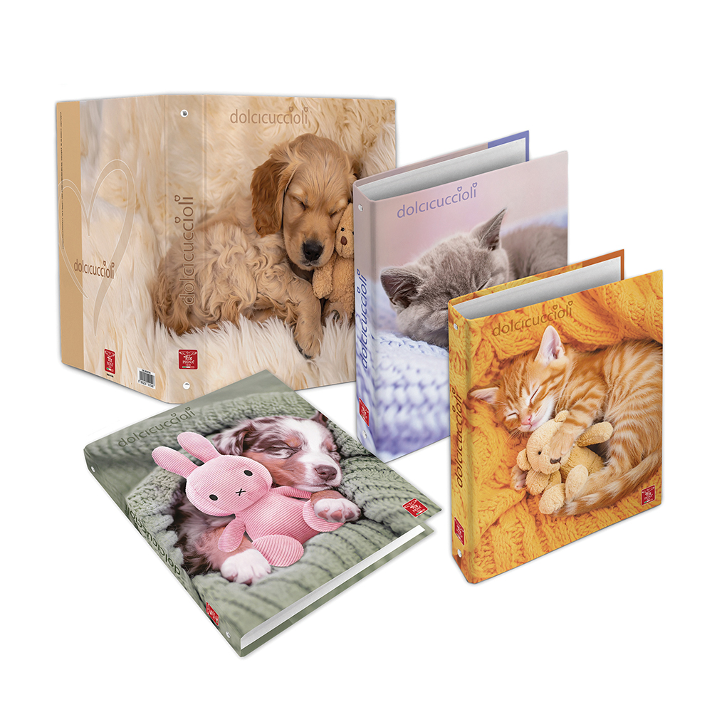 235125-EC Registrator A4 Pigna Dolci Cuccioli P5/30