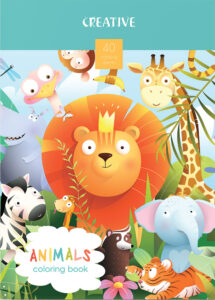 236174-EC Bojanka za djecu Creative ANIMALS 21x30cm 75100 P24