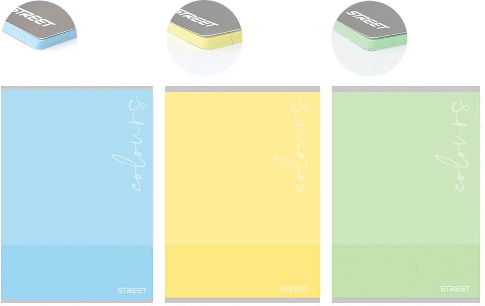 236256-EC Bilježnica A4/K Street COLOURS 52l 65841 P10/60