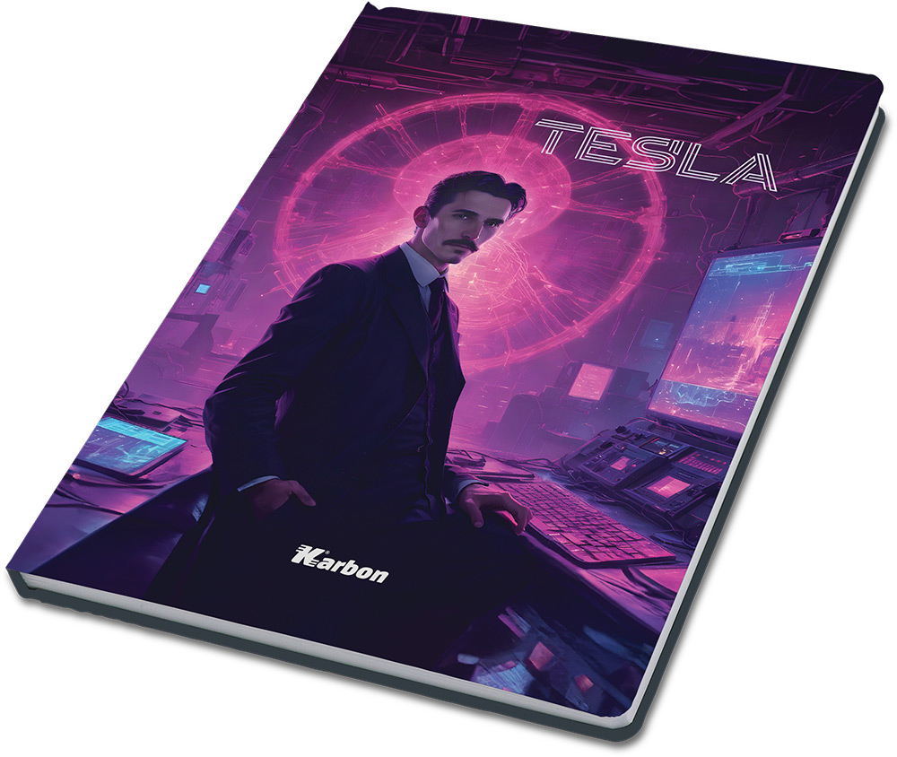 236660-EC Bilježnica T.U. A4/K KARBON Fizika s memom 96 L P5/30