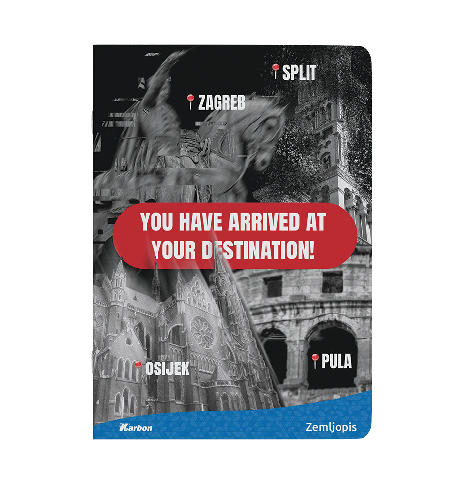 237066-EC Bilježnica A4/D KARBON s memom 42L, P10/60