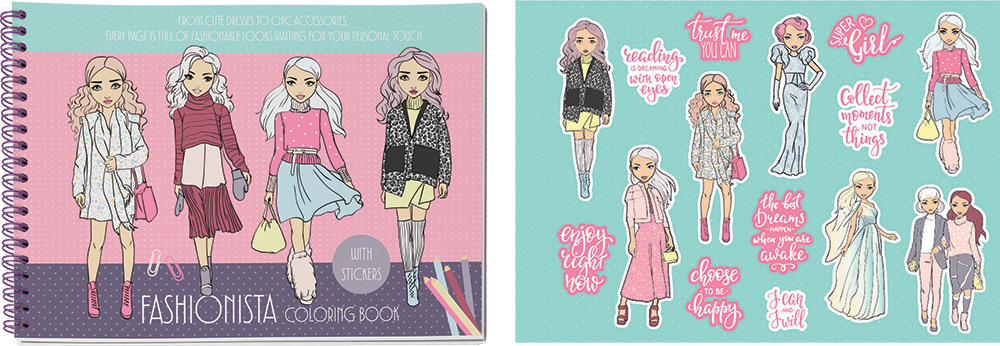 238113-EC Bojanka za djecu Creative LITTLE FASHIONISTA 75302 P6/36