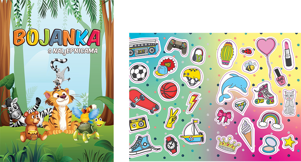 240022-EC Bojanka za djecu A5 Karbon s naljepnicama