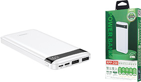 Punjač power bank TWIN 10000 mAh bijeli