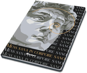 240639-EC Bilježnica T.U. A4/D KARBON Klasični jezici s memom 96 L P5/30