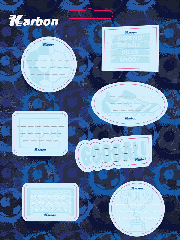 240903-EC Naljepnice za bilježnice KARBON DEČKI 7 kom P24/240/480