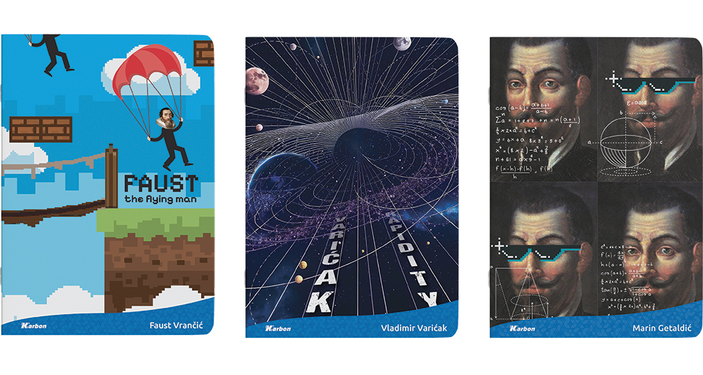 243045-EC Bilježnica A4/B KARBON s memom 42L, P10/60