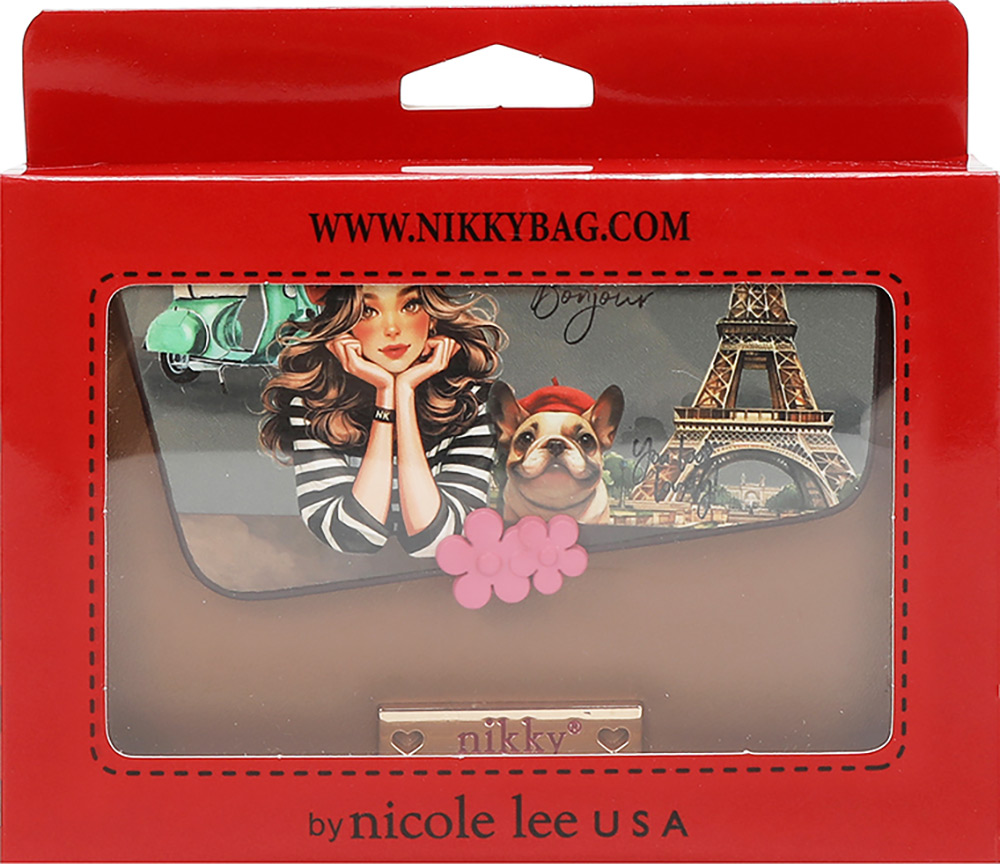 246808-EC Novčanik fashion NIKKY Eiffel Dreams FW25 14x9x2,5 cm NK24005 P48