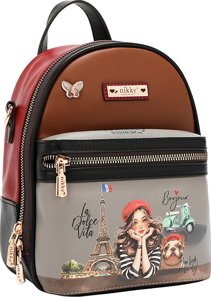 246811-EC Ruksak/torba fashion NIKKY Eiffel Dreams FW25 17x22x9cm NK13047 P12
