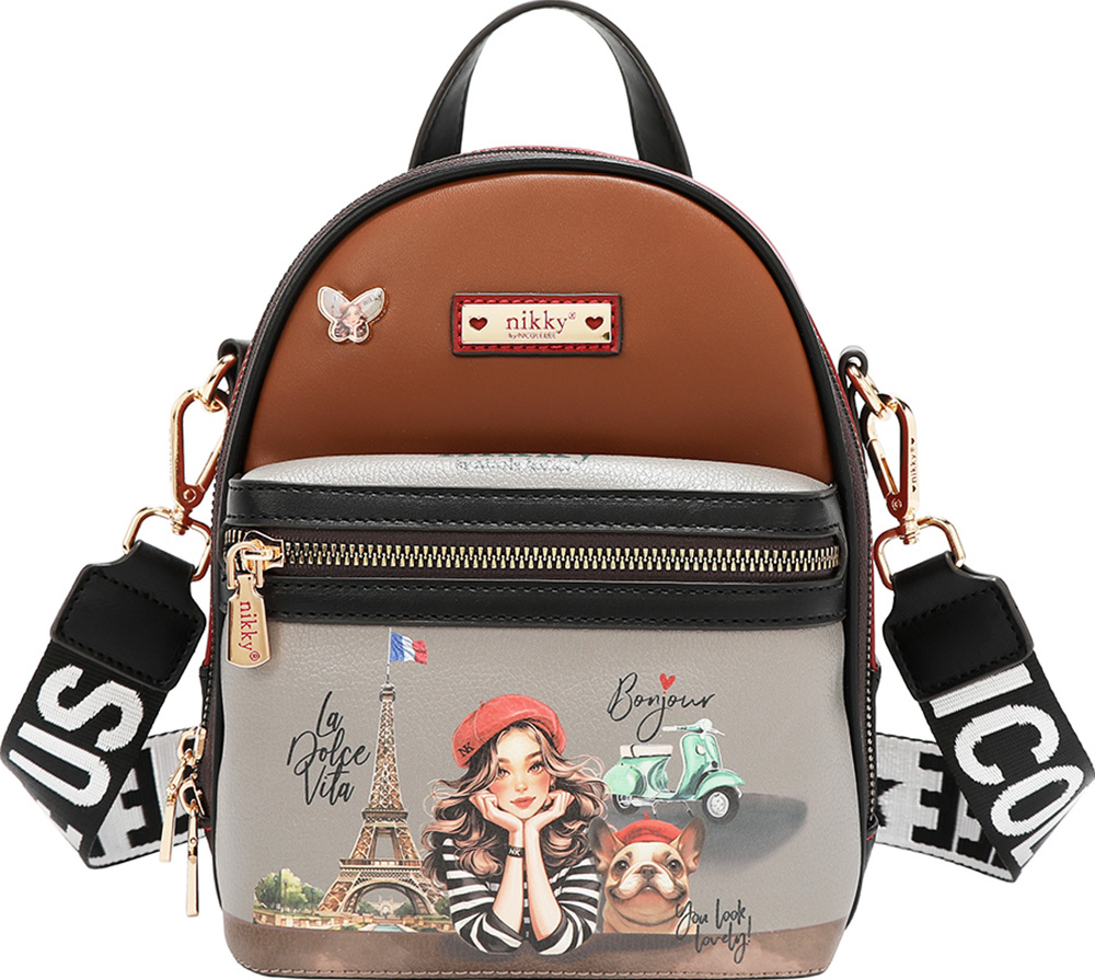 246811-EC Ruksak/torba fashion NIKKY Eiffel Dreams FW25 17x22x9cm NK13047 P12
