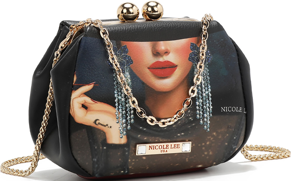246828-EC Torba fashion mini NICOLE LEE SLB FW25 14,5x12x7,5 cm PRT7803 P48