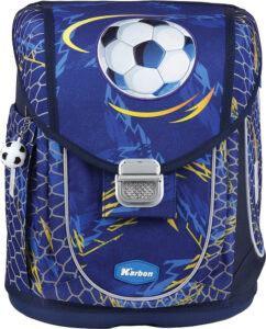 Prvoškolska torba Netted Karbon