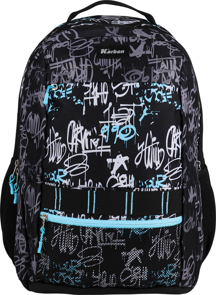 247150-EC Ruksak Karbon Teen 4 ZIP GRIZZLY P15