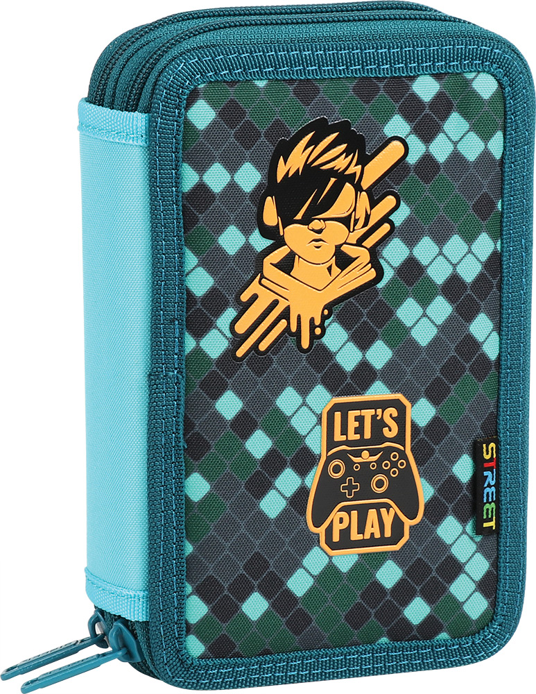 247280-EC Pernica dvostruka Street GEEK sa priborom P36