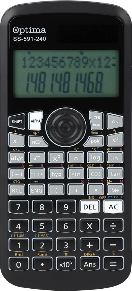 247646-EC Kalkulator OPTIMA SS-591-240 240fun. 25258 P30/60