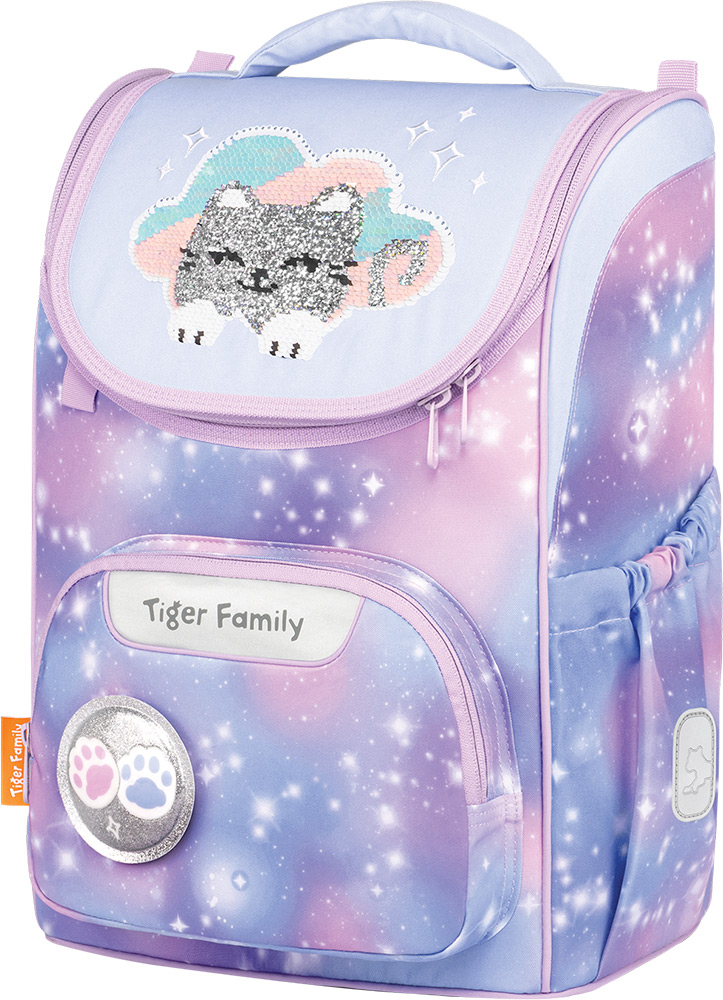 247778-EC Torba prv.anat. TIGER FAMILY Nature Quest 2.0 Kitty in Clouds(Sequins) P4