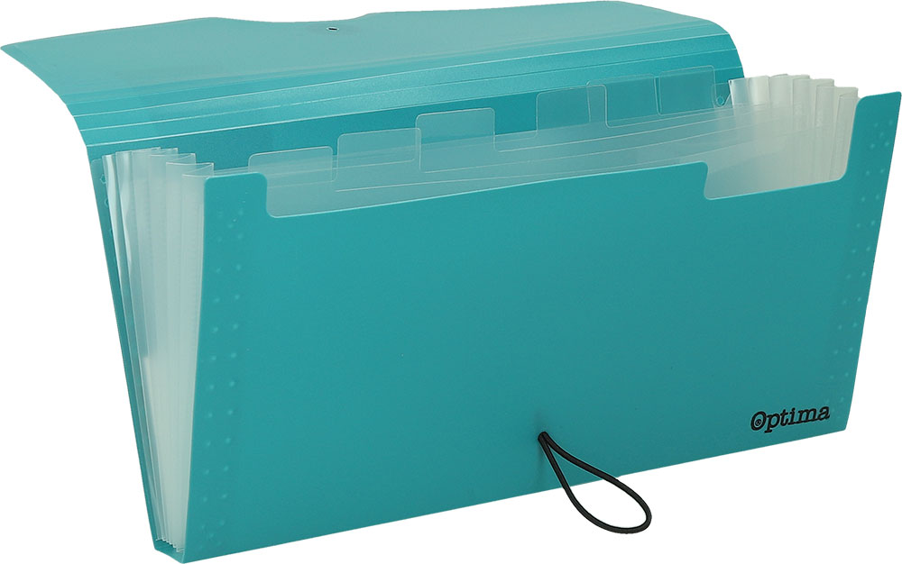 248513-EC Mapa za račune PVC B6 6 preg. OPTIMA Office siva 120394 P36/144