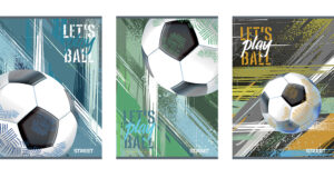 Bilježnica A4/D Street FOOTBALL metallic 54L 67571 P10/60