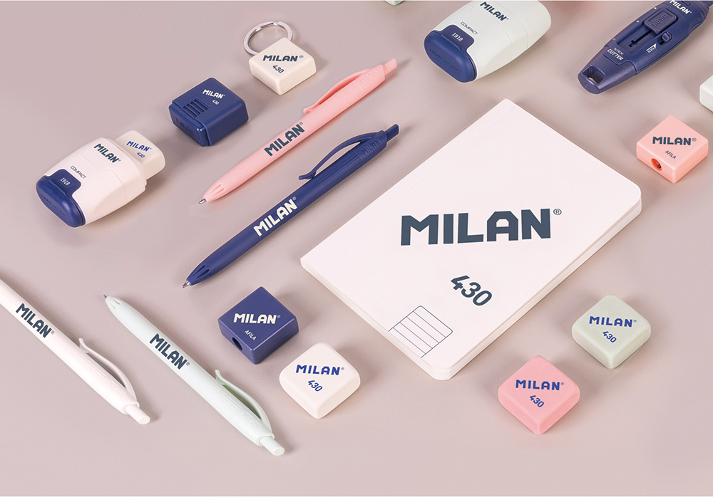 248692-EC Ol.kem. MILAN P1 430 since 1918 sort boja, plava tinta P30/540