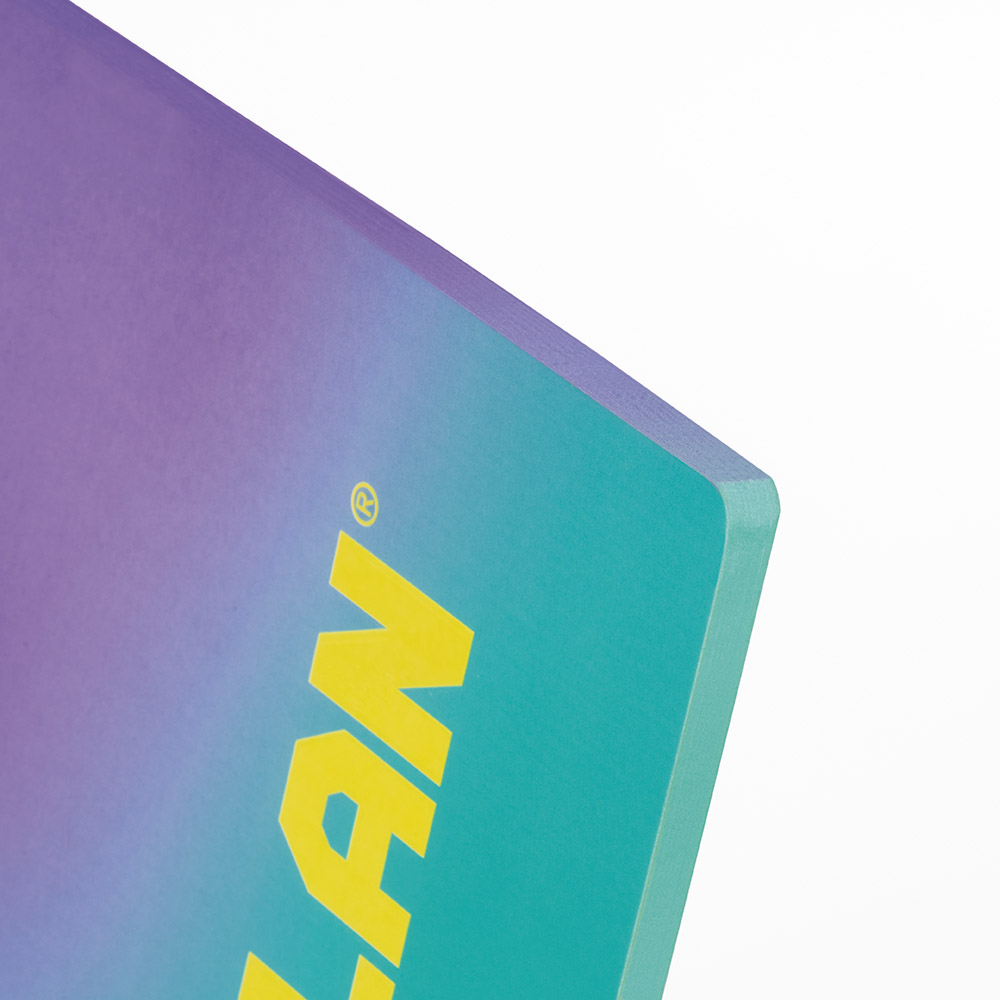 248696-EC Bilježnica A4/D MILAN Sunset, 48L 95gr papir perforirani, zelena P24