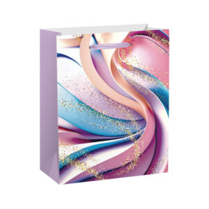 206496-EC Vrećica L svakodnevna glitter sjaj sort 26x32x12 71394 P12/144