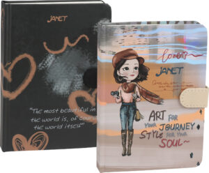 Notes s magnetnom kopčom B6 Janet 128str, 100g P14/28