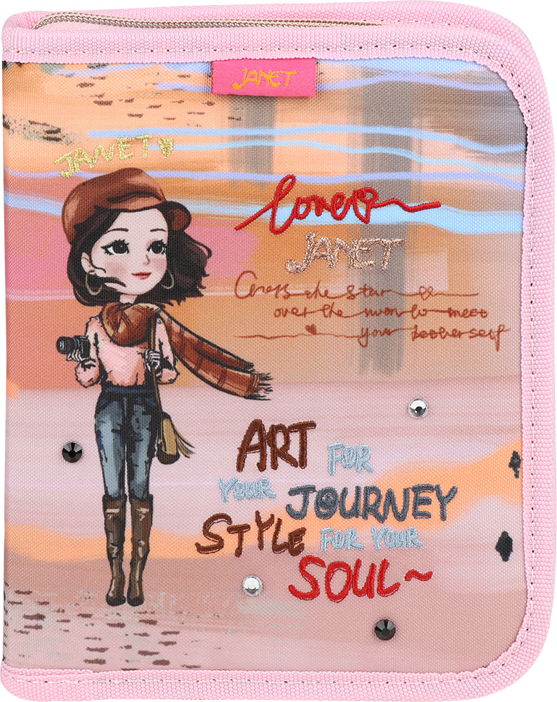 247298-EC Pernica jednostruka 2 preklopa BIG JANET Art Gallery sa priborom P36