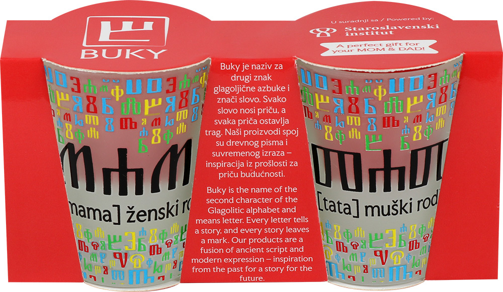 247666-EC Čaša za rakiju set 2 kom BUKY mama+tata P6/72